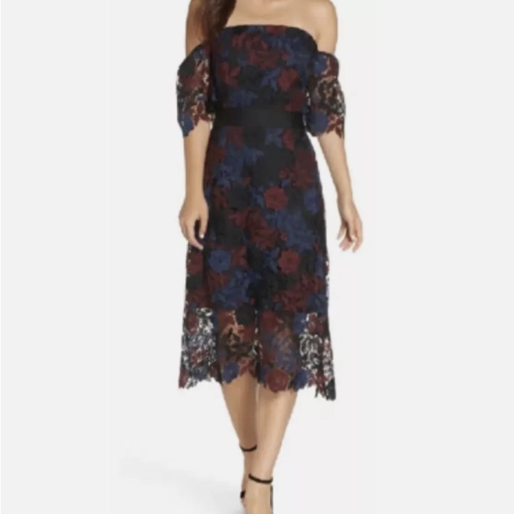 Sam Edelman lace midi dress